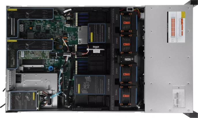 Сервер IRU Rock g2212ag3 2x7643 4x32Gb DDR4 ECC REG 9361-8I 2x1600W AST2500 (2109203)