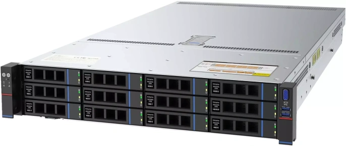 Сервер IRU Rock g2212p 2x6354 8x32Gb DDR4 ECC REG 9361-8I 2x1300W AST2500 (2086654)