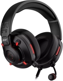 Гарнитура игровая Acer OHW306, черный/красный (zl.hdsee.00e)