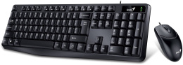 Комплект клавиатура+мышь Genius KM-170, Black