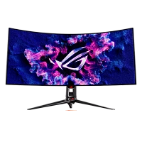 ASUS - 39" ROG Swift OLED PG39WCDM Curved Gaming Monitor, 240 Hz, 0.03 ms, UWQHD (3440x1440),  G-SYNC, ROG Smart KVM, Type-C, Black (90LM09R0-B01170) (1 штук)