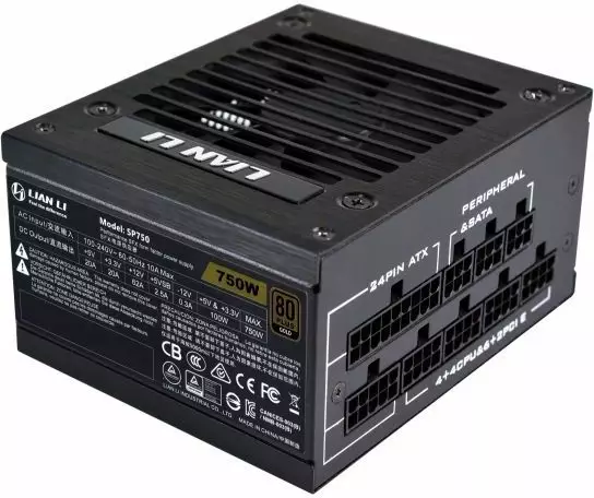 Lian Li Lian-Li SP750 750W SFX 80 Plus Gold Full Modular Black