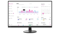 Lenovo - 32" D32-45 Monitor, VA, 60Hz, 4mc, FHD(1920x1080), HDMI, Black (67A0GAC2EU) (маркировка) (распродажа)