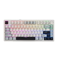 Клавиатура механическая проводная AULA F75 (проводное подключение) white