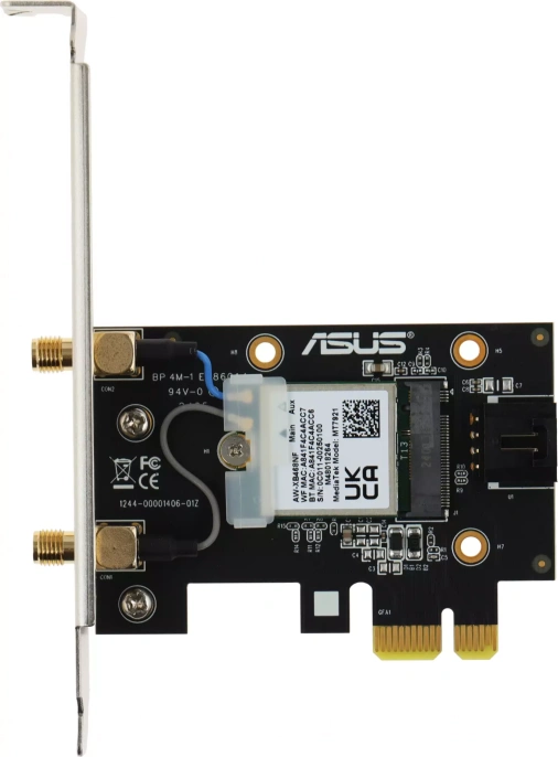 Сетевой адаптер Wi-Fi + Bluetooth ASUS PCE-AX1800