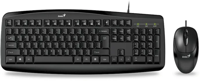 Комплект клавиатура+мышь Genius Smart KM-200, Black