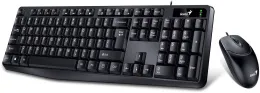 Комплект клавиатура+мышь Genius KM-170, Black