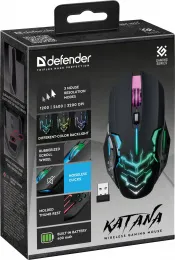 Беспроводная игровая мышь Defender Katana GM-511